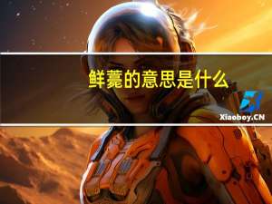 鲜薧的意思是什么