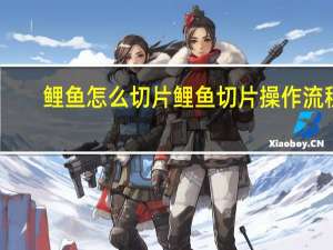 鲤鱼怎么切片鲤鱼切片操作流程