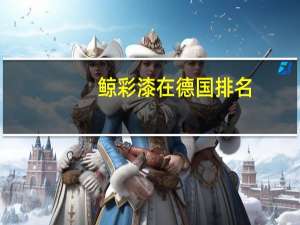 鲸彩漆在德国排名