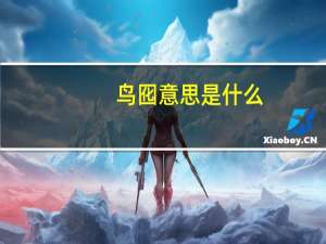 鸟囮意思是什么