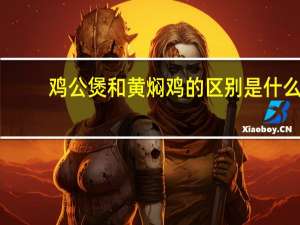 鸡公煲和黄焖鸡的区别是什么？