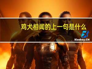 鸡犬相闻的上一句是什么