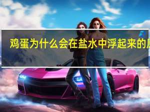 鸡蛋为什么会在盐水中浮起来的原因（鸡蛋为什么会在盐水中浮起来）