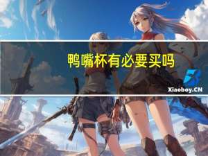 鸭嘴杯有必要买吗