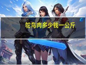 鸵鸟肉多少钱一公斤