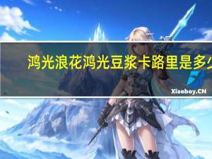 鸿光浪花 鸿光豆浆卡路里是多少