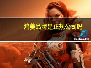 鸿姜品牌是正规公司吗