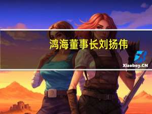 鸿海董事长刘扬伟：在印度投资数十亿美元“只是开始”