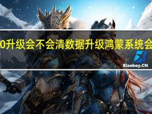 鸿蒙40升级会不会清数据 升级鸿蒙系统会清空数据吗