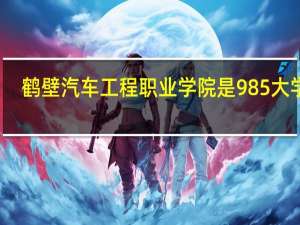 鹤壁汽车工程职业学院是985大学吗