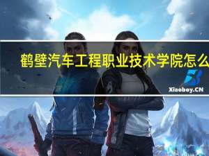 鹤壁汽车工程职业技术学院怎么样