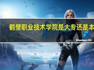 鹤壁职业技术学院是大专还是本科