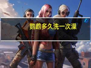 鹦鹉多久洗一次澡