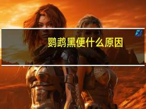 鹦鹉黑便什么原因