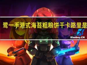 鹭一手 港式海苔粗粮饼干卡路里是多少