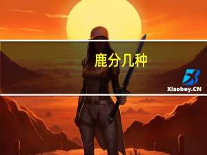鹿分几种