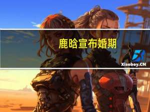 鹿晗宣布婚期