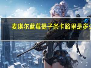 麦琪尔 蓝莓提子条卡路里是多少
