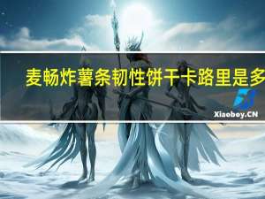 麦畅 炸薯条韧性饼干卡路里是多少