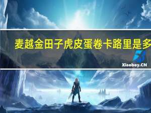 麦越金田子 虎皮蛋卷卡路里是多少