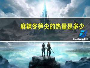 麻辣冬笋尖的热量是多少