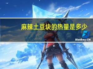 麻辣土豆块的热量是多少
