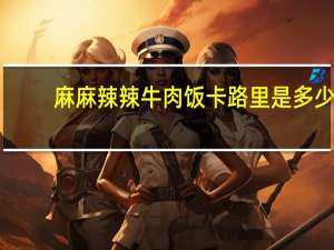 麻麻辣辣牛肉饭卡路里是多少