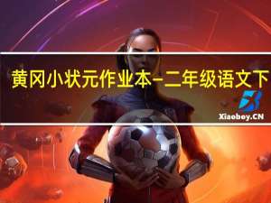 黄冈小状元作业本—二年级语文下目录