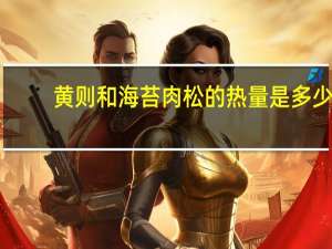 黄则和 海苔肉松的热量是多少