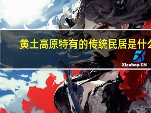黄土高原特有的传统民居是什么