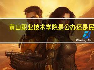 黄山职业技术学院是公办还是民办