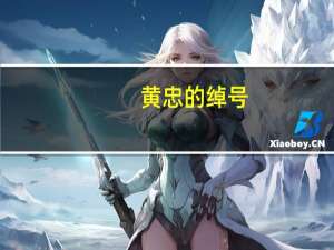黄忠的绰号