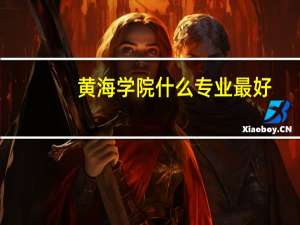 黄海学院什么专业最好