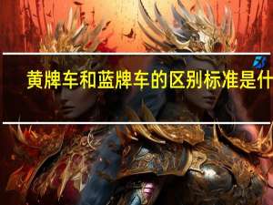 黄牌车和蓝牌车的区别标准是什么（黄牌车和蓝牌车的区别）
