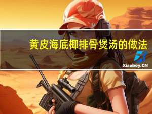 黄皮海底椰排骨煲汤的做法