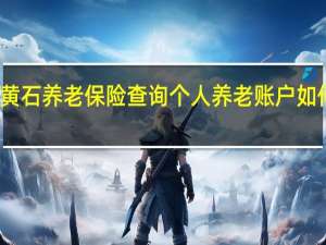 黄石养老保险查询 个人养老账户如何查询