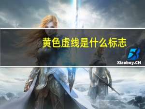 黄色虚线是什么标志（黄色虚线是什么标线）