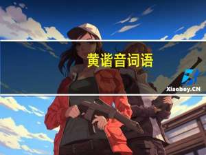 黄谐音词语