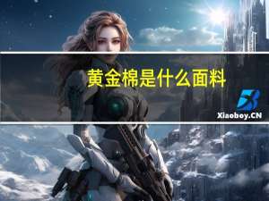 黄金棉是什么面料