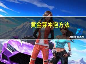 黄金芽冲泡方法