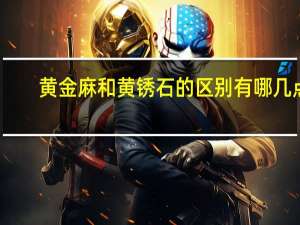 黄金麻和黄锈石的区别有哪几点