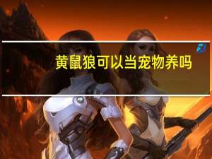 黄鼠狼可以当宠物养吗