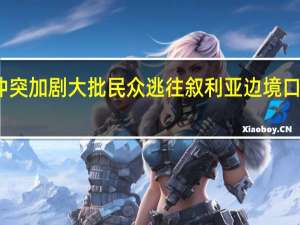 黎以冲突加剧 大批民众逃往叙利亚 边境口岸人满为患