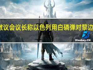 黎巴嫩议会议长称以色列用白磷弹对黎边境进行炮击