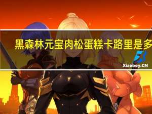 黑森林 元宝肉松蛋糕卡路里是多少