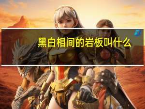黑白相间的岩板叫什么