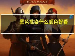 黑色挑染什么颜色好看