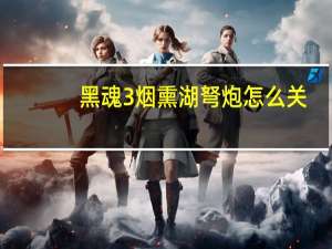 黑魂3烟熏湖弩炮怎么关（黑魂3烟熏湖弩炮关闭方法）