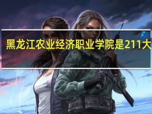 黑龙江农业经济职业学院是211大学吗