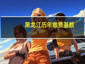 黑龙江历年缴费基数